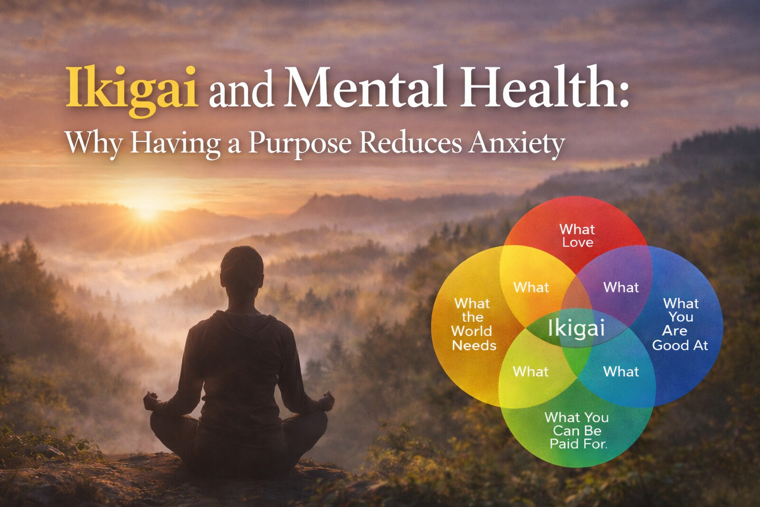 Ikigai and Mental Health: Why Having a Purpose Reduces Anxiety